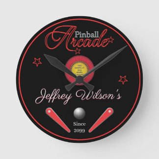 Personalised Family / Person Pinball Wall Clock