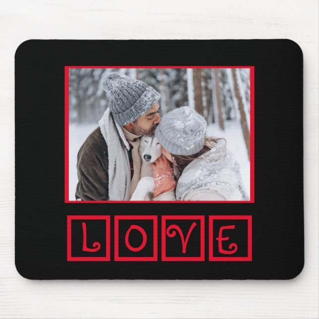 Personalised Family Pet Photo Template Mousepad (Front)