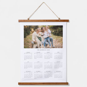 Personalised Family Photo 2013 Calender Hanging Tapestry