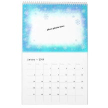 Personalised Family Photo 2019 Wall Calendar
