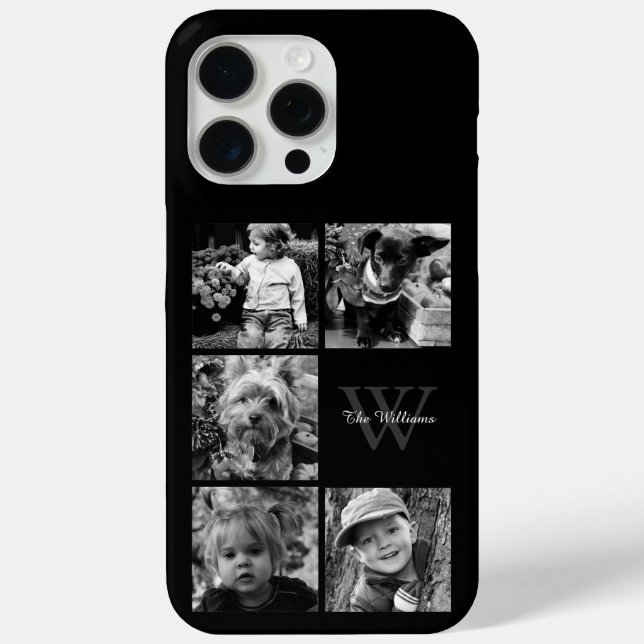 Personalised Family Photo Collage Case-Mate iPhone Case (Back)