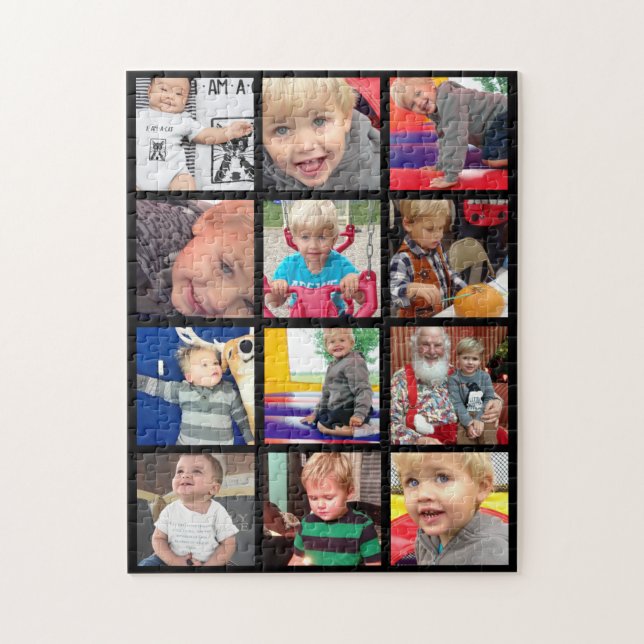 Personalised Family Photo Collage Jigsaw Puzzle (Vertical)