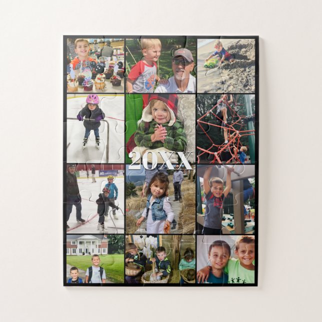 Personalised Family Photo Collage Jigsaw Puzzle (Vertical)
