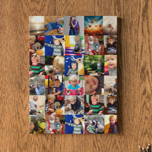Personalised Family Photo Collage Jigsaw Puzzle