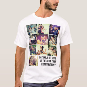 Personalised family photo collage T-Shirt