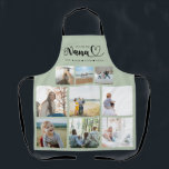 Personalised Family Photo Collage We Love You Nana Apron<br><div class="desc">Customise this Personalised Family Photo Collage We Love You Nana Apron design set for your next great gift idea. This design features personalised family photo collage name apron, a great personalised gift idea for a birthday gift or Christmas gift. Makes a great gift for your nana. Family and friends will...</div>