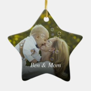 Personalised Family Photo Create Your Own Ceramic Tree Decoration