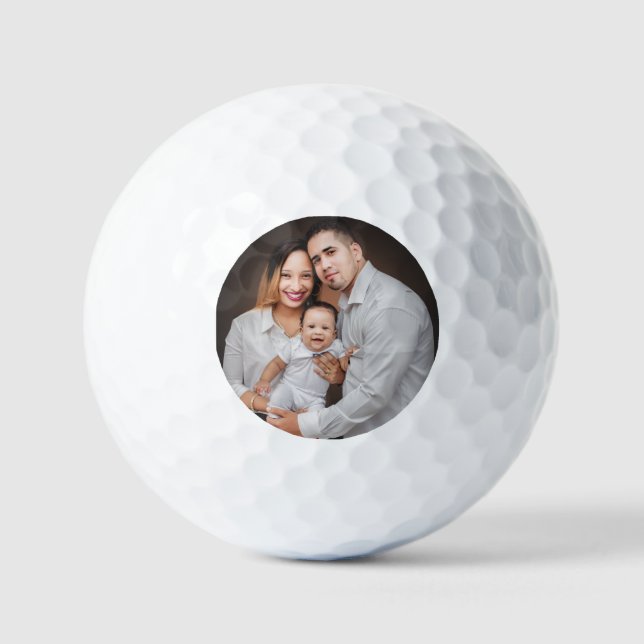 Personalised Family Photo Custom    Golf Balls (Front)