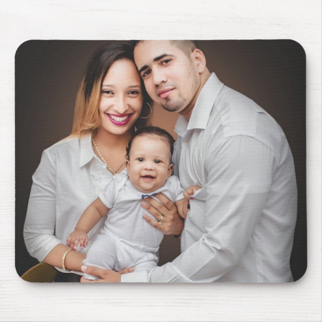 Personalised Family Photo Custom   Mouse Mat (Front)