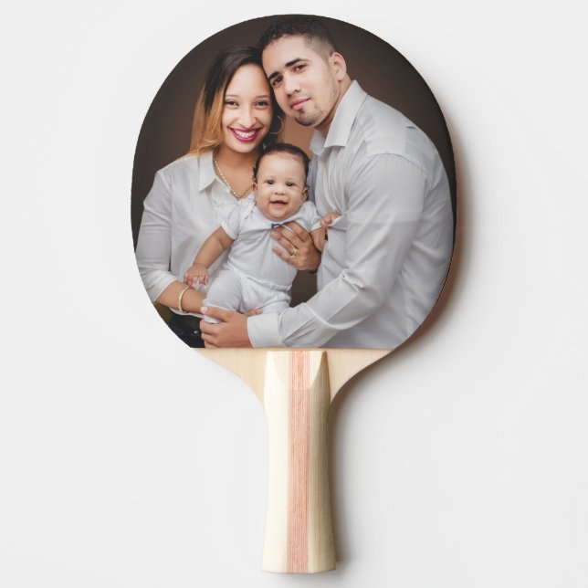 Personalised Family Photo Custom   Ping Pong Paddle (Front)