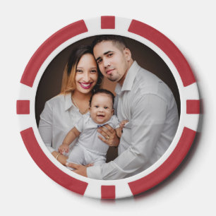 Personalised Family Photo Custom   Poker Chips