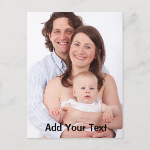 Personalised Family Photo Custom    Postcard