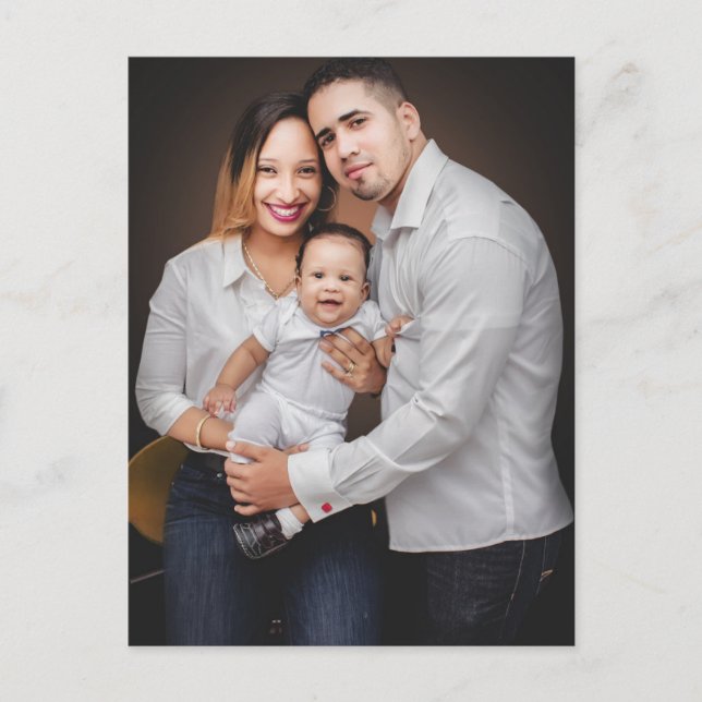 Personalised Family Photo Custom Postcard (Front)