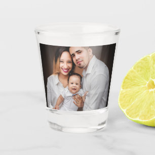 Personalised Family Photo Custom Shot Glass