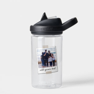 Personalised Family Photo & Custom Text   Water Bottle