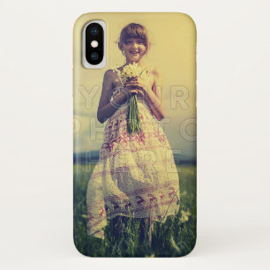 Personalised Family Photo Easy DIY Fill Template iPhone X Case