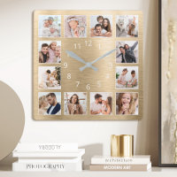 Personalised Family Photo Elegant Gold