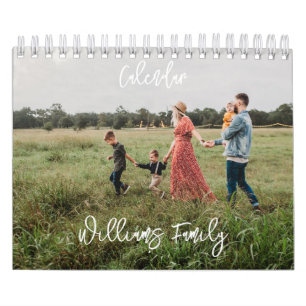  Personalised Family Photo gift Calendar