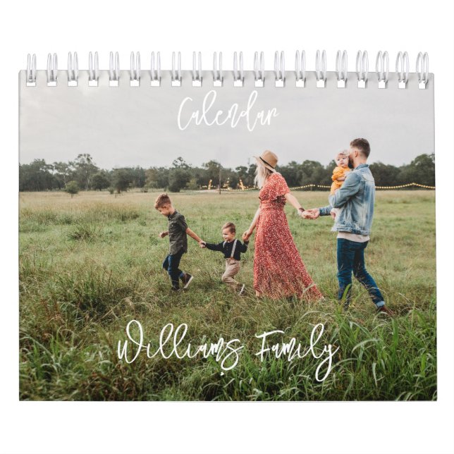  Personalised Family Photo gift Calendar (Cover)