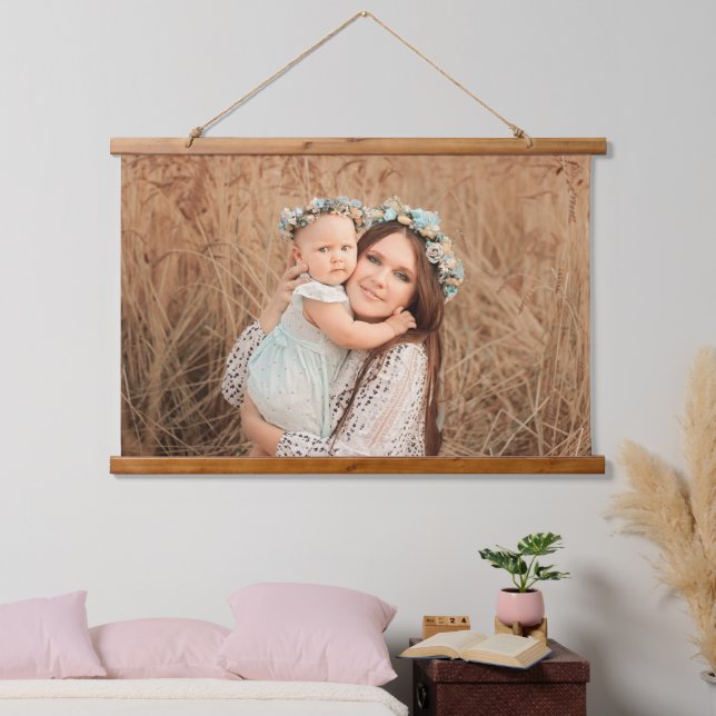 Personalised Family Photo  Hanging Tapestry (Bedroom)