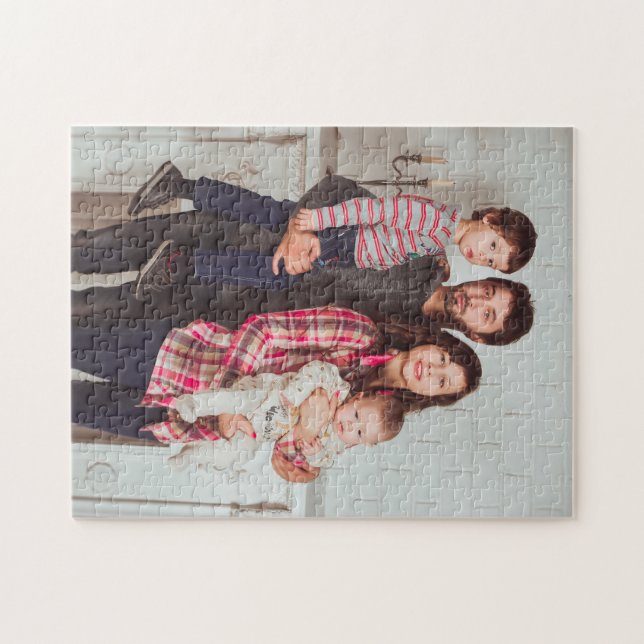 Personalised Family Photo Jigsaw Puzzle (Horizontal)