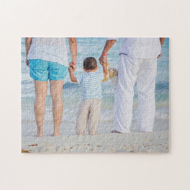 Personalised Family Photo Jigsaw Puzzle (Horizontal)