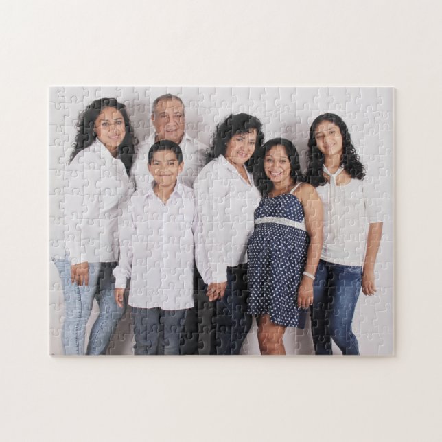 Personalised Family Photo Jigsaw Puzzle (Horizontal)