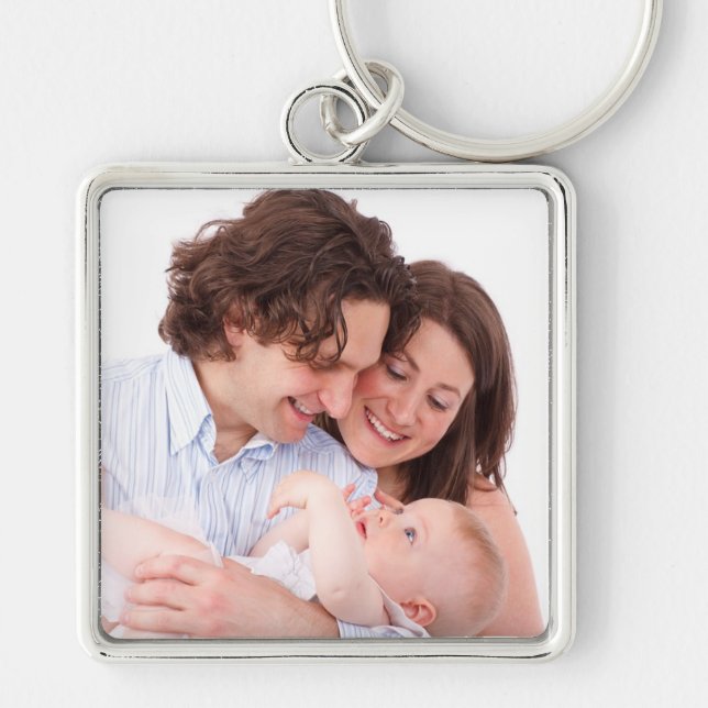 Personalised Family Photo Keychain (Front)