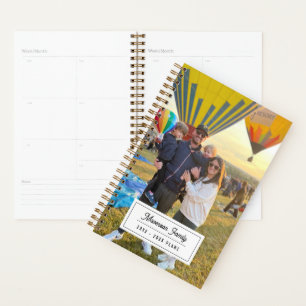 Personalised Family Photo Monthly Weekly 2026-2027 Planner