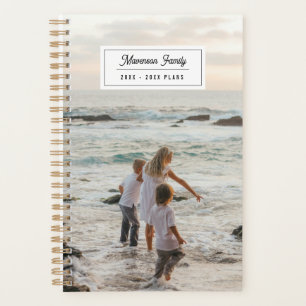 Personalised Family Photo Monthly Weekly 2027 Planner