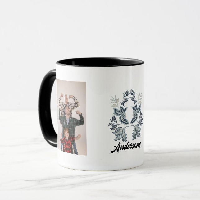 Personalised Family Photo Mug - Grandparent Gift (Front Left)