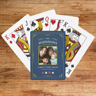 Personalised Family Photo Playing Cards