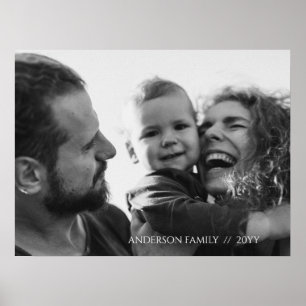 Personalised Family Photo Poster