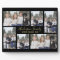 Personalised Family Photo Template Black Gold