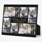 Personalised Family Photo Template Black Gold