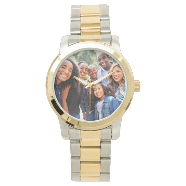 Personalised Family Photo Watch for Mum (Front)