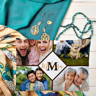Personalised family photos accessory pouch