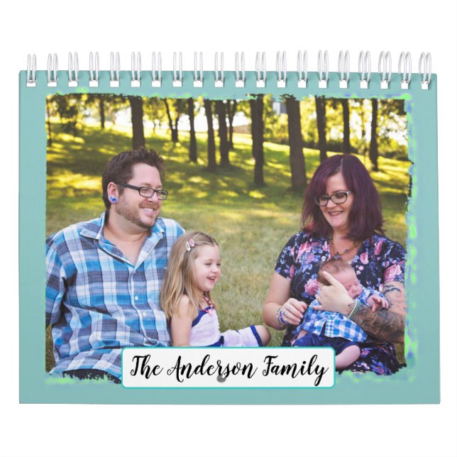 Personalised Family Photos Calendar (Cover)