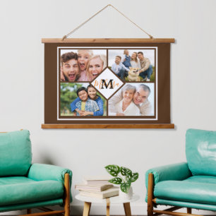 Personalised family photos  hanging tapestry