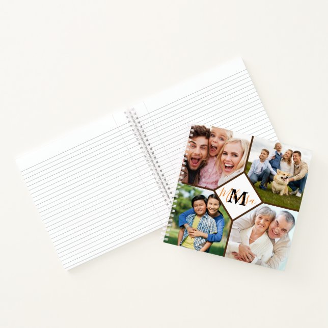 Personalised family photos  notebook (Inside)