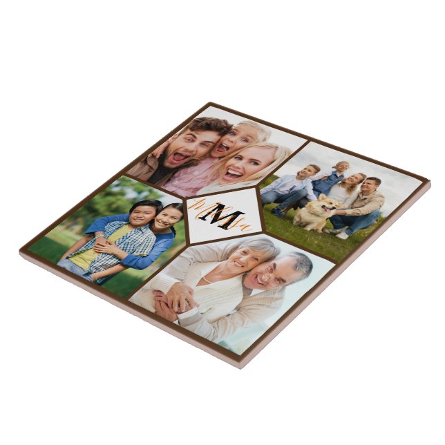 Personalised family photos  tile (Side)