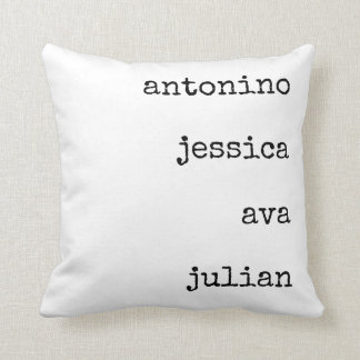 Personalised Family Pillow