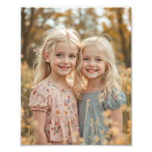 Personalised Family Premium Satin Photo Print