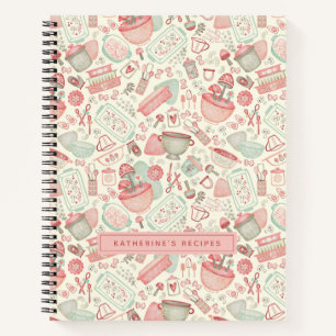 Personalised Family Recipe Cookbook Notebook