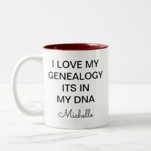 Personalised Family Reunion Cousins Keepsake Two-Tone Coffee Mug