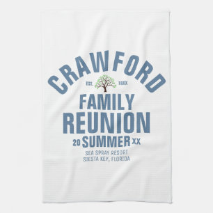 Personalised Family Reunion Kitchen Towels