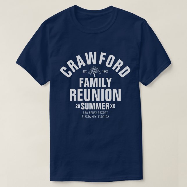 Personalised Family Reunion Tee (Design Front)