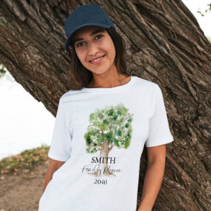 Personalised Family Reunion Tree Woman's T-Shirt