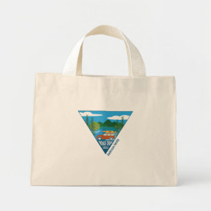 Personalised family Road trip into the mountain Mini Tote Bag