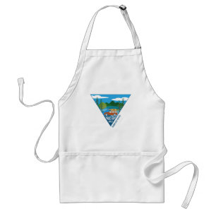 Personalised family Road trip into the mountain Standard Apron